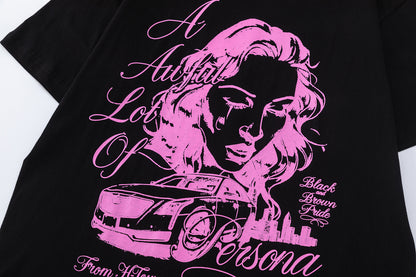 That's A Awful Lot Of Cough Syrup Graphic Print Short Sleeve T-Shirt Oversized Casual Streetwear Summer Tee | Syrup Tee