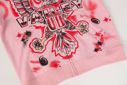Flag Zip-Up Hoodie