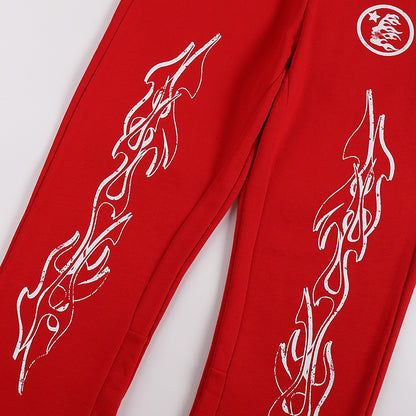 Hellstar Flame Flare Sweatpants