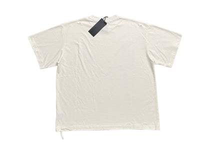 Satoshi Nakamoto Total Freedom Distressed Tee Beige
