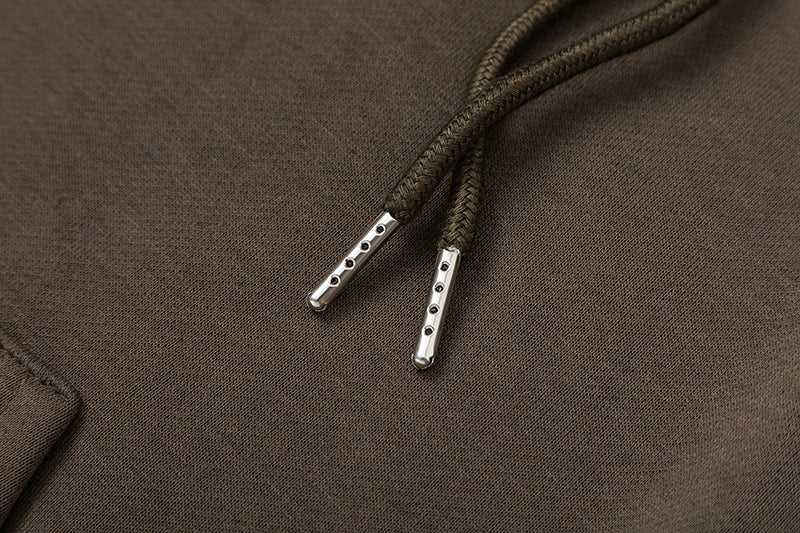 Brown Trapstar graphic pullover hoodie and joggers tracksuit set with drawstrings and elastic waist - view 18