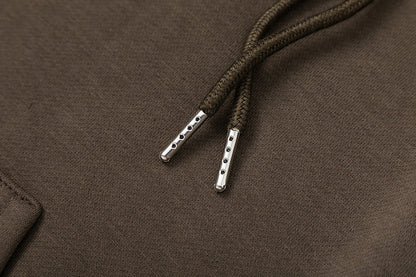 Trapstar Brown Graphic Hoodie and Joggers Tracksuit Set, Two Piece Streetwear Outfit