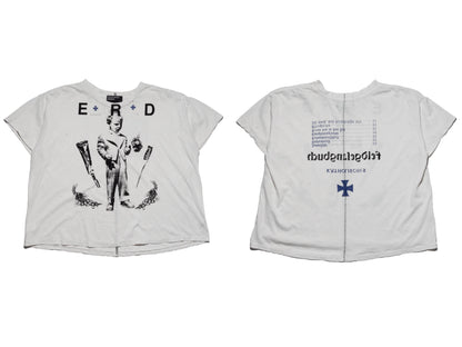 Katholisches Toothbrush T-Shirt - Faded White