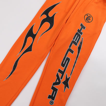 Hellstar Fire Flare Bottom Sweatpants