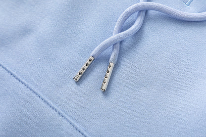 Trapstar Light Blue Graphic Hoodie and Joggers Tracksuit Set, Drawstring Two Piece Streetwear Outfit