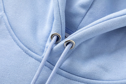 Trapstar Light Blue Graphic Hoodie and Joggers Tracksuit Set, Drawstring Two Piece Streetwear Outfit
