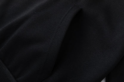 Trapstar Black Graphic Hoodie and Joggers Tracksuit Set, Two Piece Streetwear Outfit