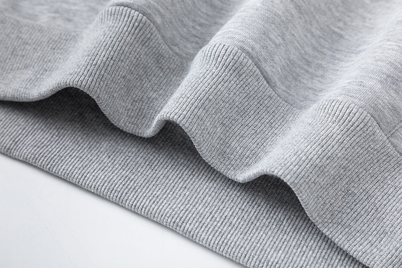 Blue, gray, and white chevron hoodie with matching joggers tracksuit set - view 19