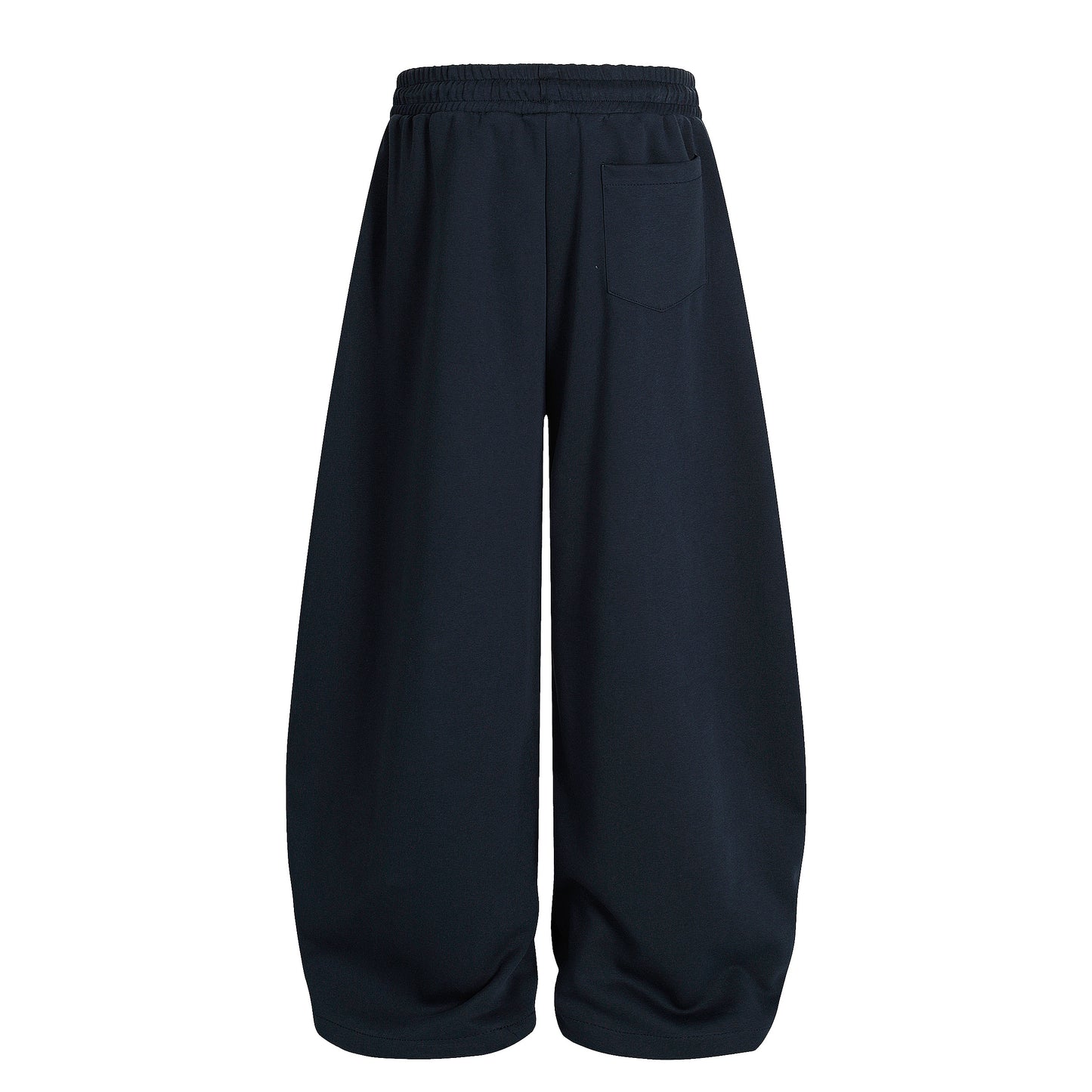Women's RVNTENG 21 American Flag Heart Patch Balloon Wide Leg Sweatpants - Navy Front View 2