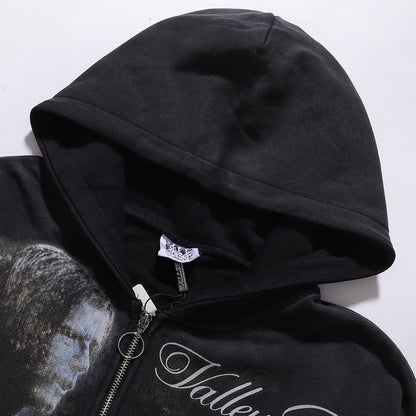Vale Forever Diana World Peace Zip Hoodie Vintage Wash