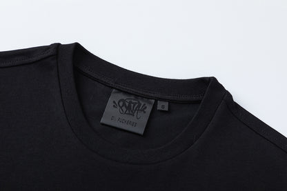 SATTAK Unisex Graphic T-Shirt, Crew Neck Streetwear Tee with Orange Print