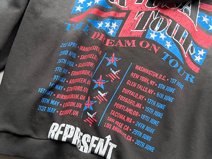 Dream On Tour Hoodie - Sun Fade Grey