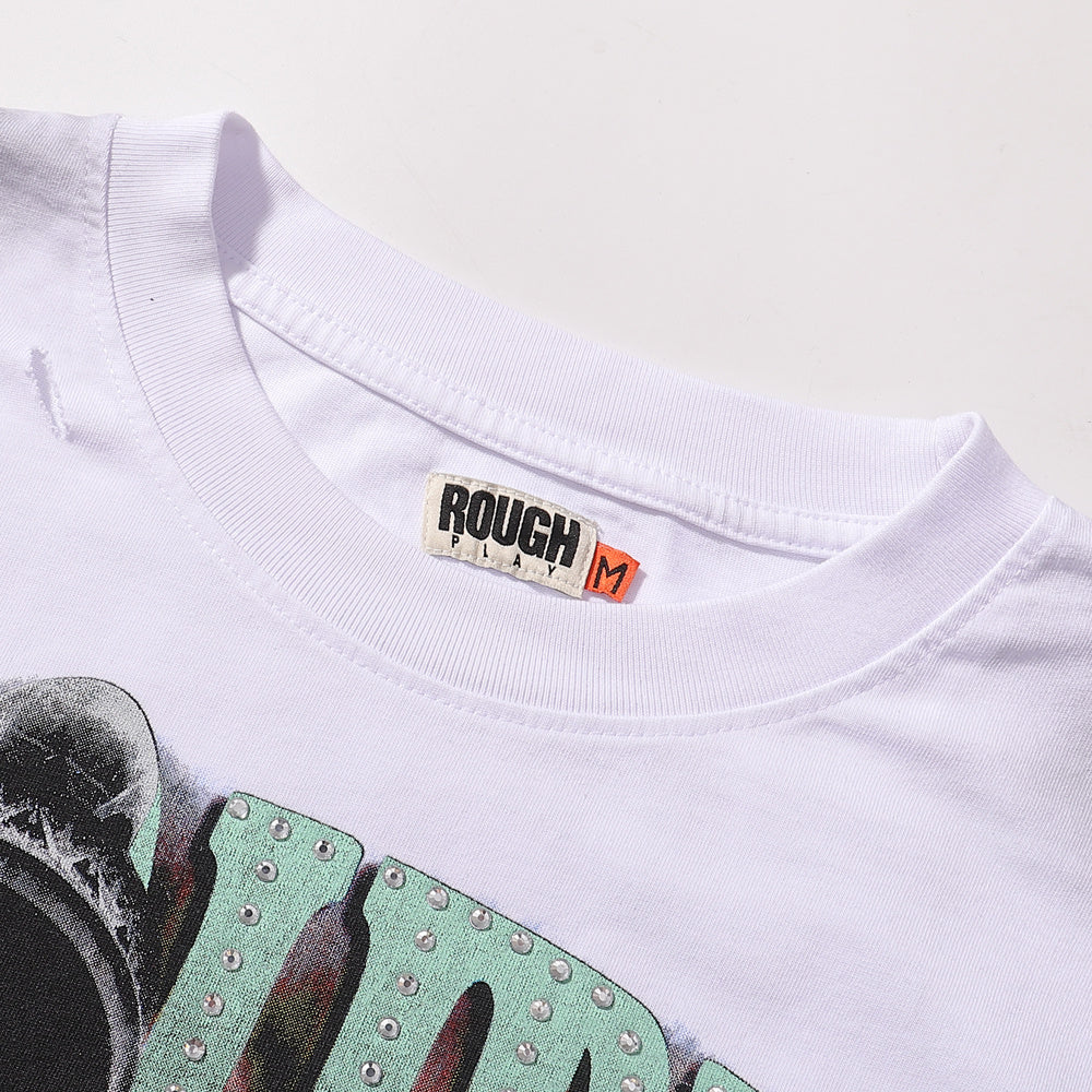 编号R528，批75，RoughPlay NYC Longsleeve烫钻设计自由女神印花24 - 20