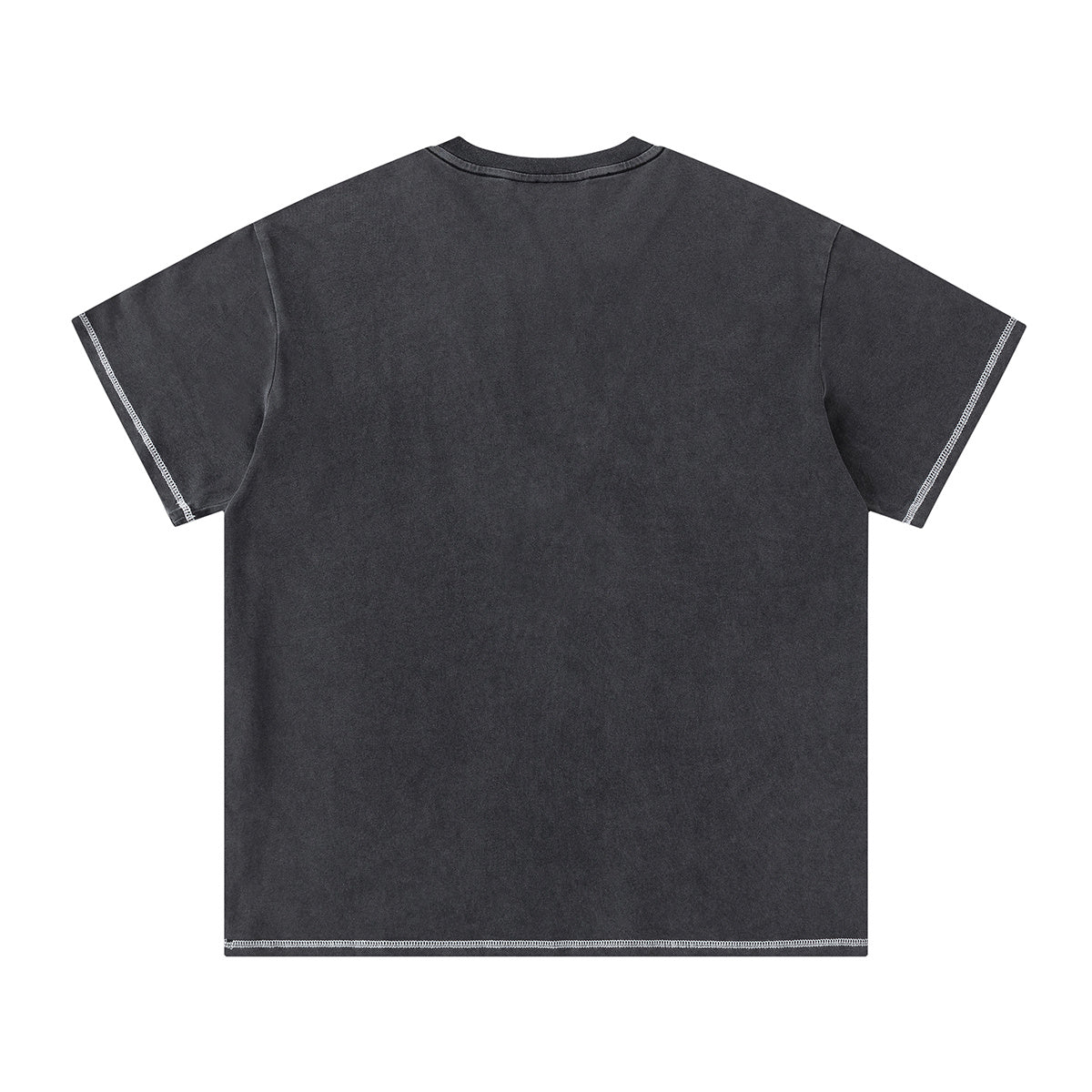 Trapstar black and charcoal graphic T-shirt and drawstring shorts set with contrast stitching - view 20
