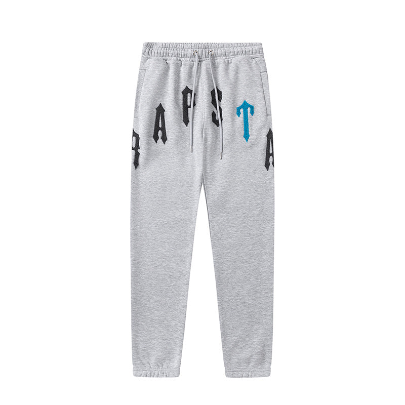 Trapstar black hoodie and joggers tracksuit set with red graphic lettering - view 21