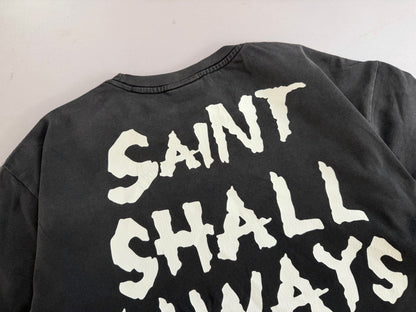 SAINT Mxxxxxx × A BATHING APE BAPE_SS T-SHIRT / ALWAYS LOVE / BLACK