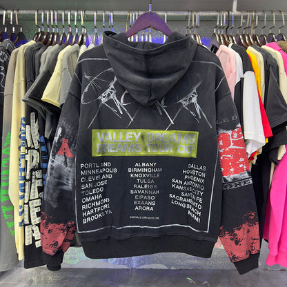 Vale Forever Diana World Peace Zip Hoodie Vintage Wash