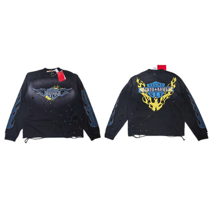 Secnd Slf x Masato Kawajo Firestorm Vintage Longsleeve Tee