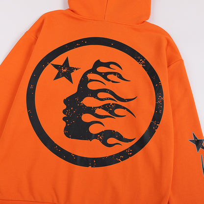Hellstar Fire Flare Bottom Tracksuit Set