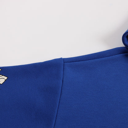 Hellstar Rhinestone Flare Logo Hoodie 'Blue'