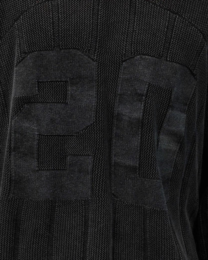 Knitted Varsity Jersey - Vintage Grey