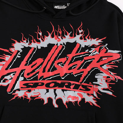 Hellstar Sports Future Flame Black Tracksuit