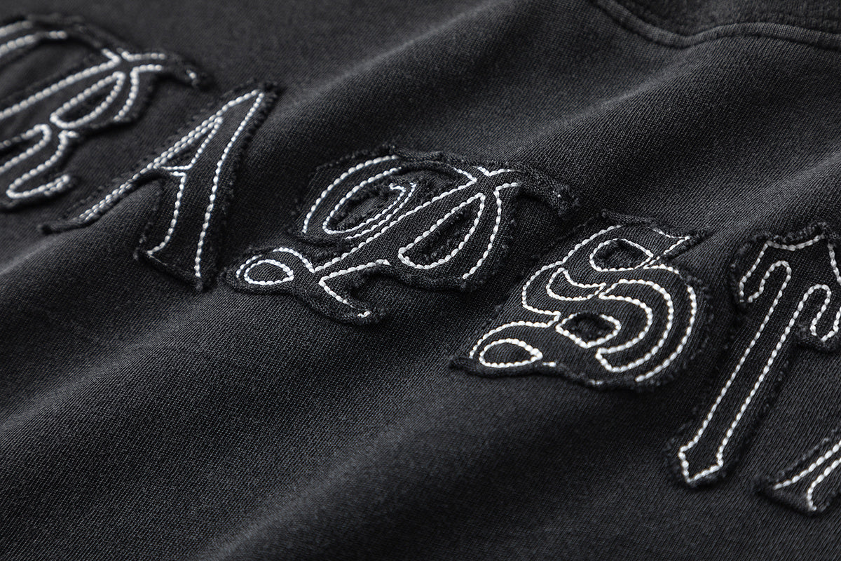 Trapstar black and charcoal graphic T-shirt and drawstring shorts set with contrast stitching - view 23