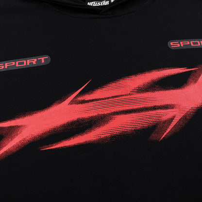 Hellstar Sport Logo Hoodie 'Black/Red'