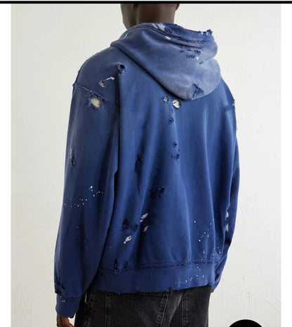 Satoshi Nakamoto Luke Logo-Printed Cotton-Fleece Zip-Up Hoodie