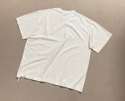 Satoshi Nakamoto Total Freedom Distressed Tee Beige