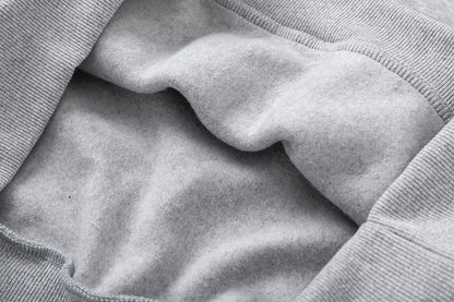 Trapstar Black and Gray Graphic Hoodie and Joggers Tracksuit Set, Two Piece Streetwear Outfit