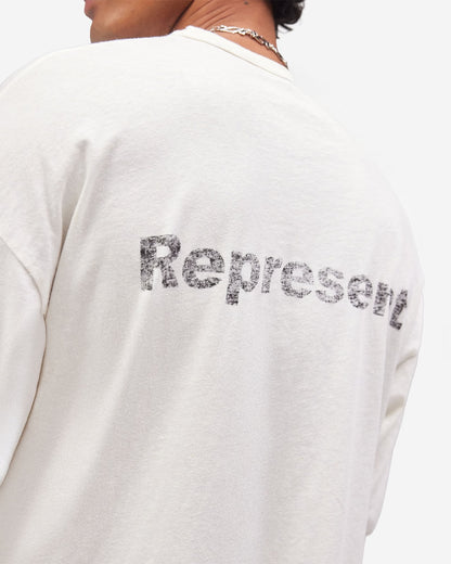 Lowercase Logo Long Sleeve T-Shirt - Flat White