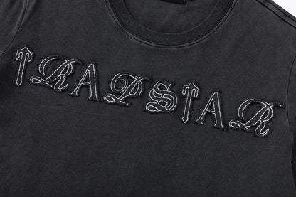 Trapstar Unisex T-Shirt and Shorts Set, Graphic Streetwear Drawstring Casual