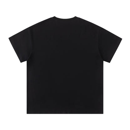 Gothic Letter Print Tee Shorts Set Oversized Short Sleeve Crew Neck Drawstring Streetwear Casual Summer Outfit | Trap Set