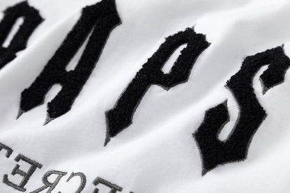 Trapstar Unisex T-Shirt and Shorts Set, Gothic Logo Streetwear Outfit