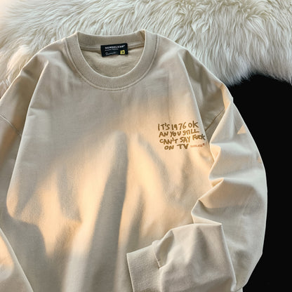 Senseless 1976 Punk Slogan Graphic Oversized Tee Grunge Rabbit Print Streetwear Short Sleeve T-Shirt