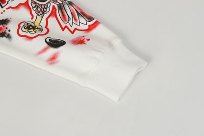 Flag Zip-Up Hoodie