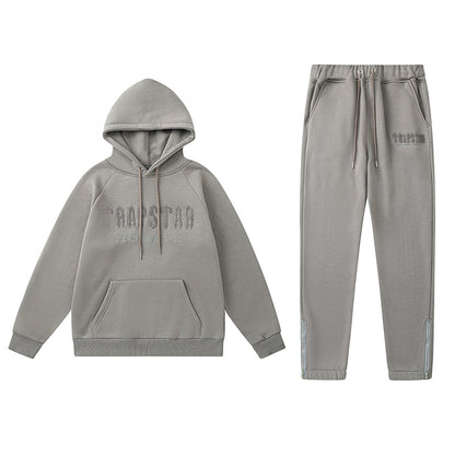 Women's Gray Knit Two-Piece Set Casual Loose Top Wide Leg Pants Matching Outfit Loungewear Summer Streetwear Co-ord Set | Gray Set