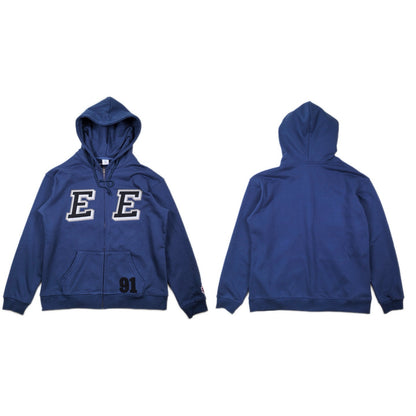 Eric Emanuel EE Felt Zip-Up Hoodie