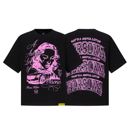 That's A Awful Lot Of Cough Syrup Graphic Print Short Sleeve T-Shirt Oversized Casual Streetwear Summer Tee | Syrup Tee