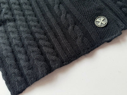 Collared Cropped Cardigan