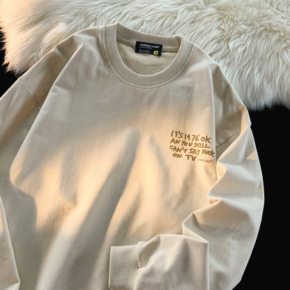 Senseless 1976 Punk Slogan Graphic Oversized Tee Grunge Rabbit Print Streetwear Short Sleeve T-Shirt