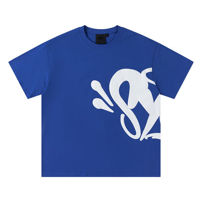 Unisex Graphic T-Shirt and Shorts Set, Crewneck Casual Two-Piece Outfit