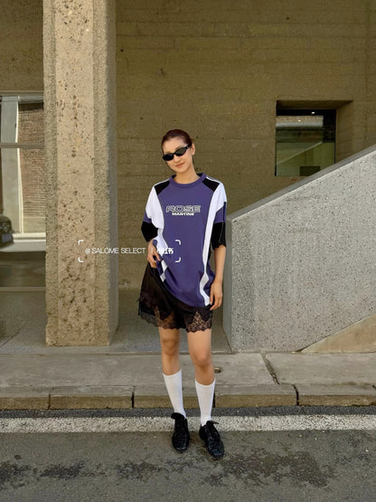 Oversized Panelled T-Shirt