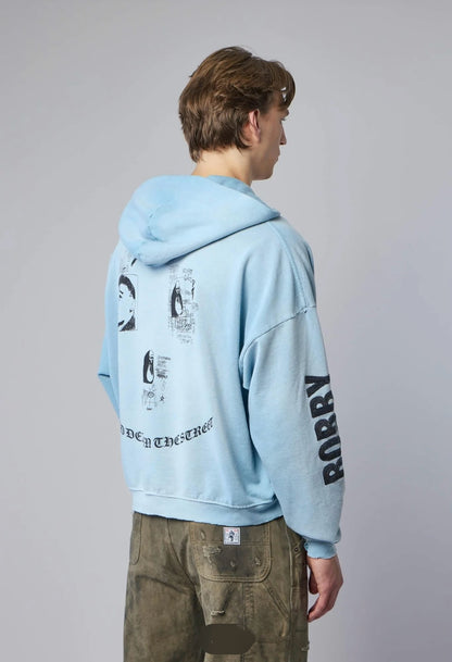 Bobby Driscoll Hoodie - Baby Blue