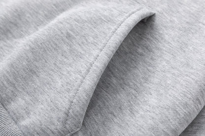 Trapstar Black and Gray Graphic Hoodie and Joggers Tracksuit Set, Two Piece Streetwear Outfit