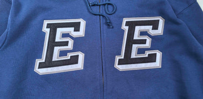 Eric Emanuel EE Felt Zip-Up Hoodie