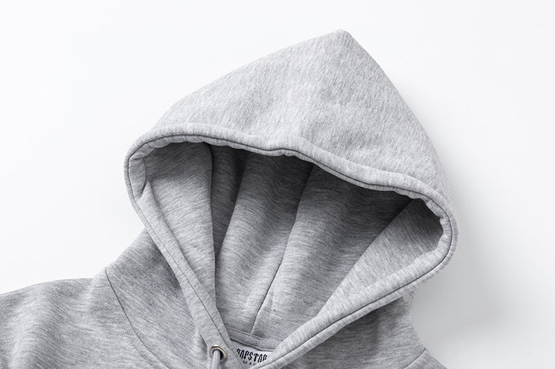 Trapstar black and gray graphic hoodie and joggers tracksuit set with applique lettering - view 29