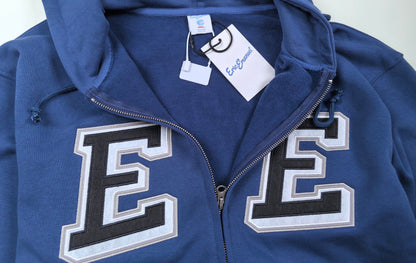 Eric Emanuel EE Felt Zip-Up Hoodie