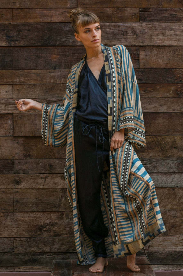 Boho Tie Dye Kimono Blouse - Seldom Seen Styles